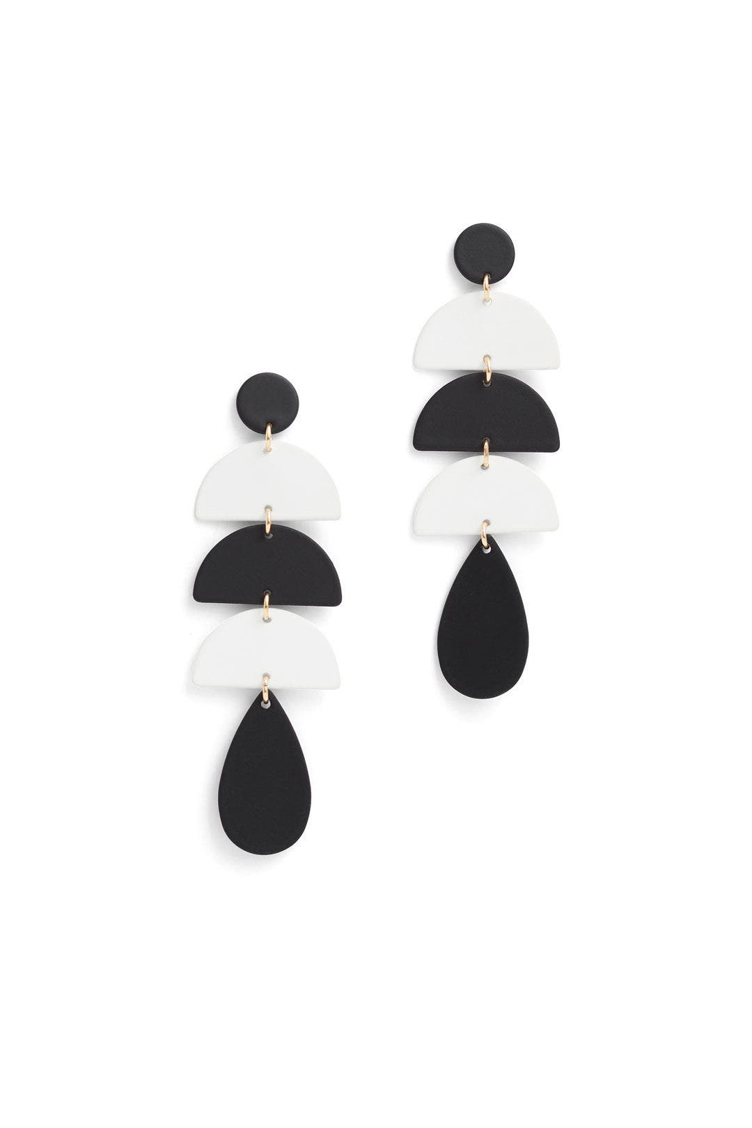 Geo Drop Earrings by Area Stars