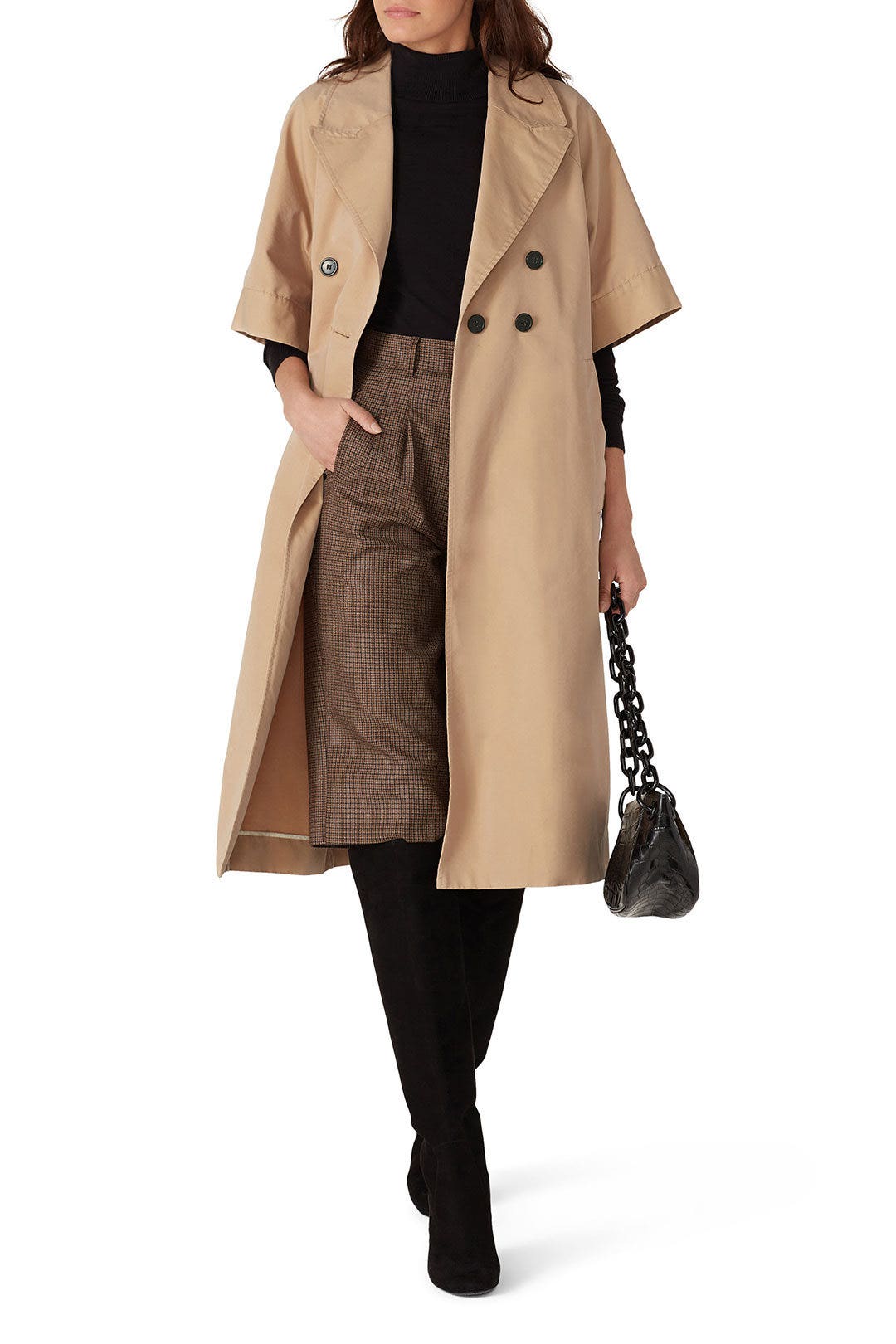 Devore Trench Coat by Baum und Pferdgarten 0