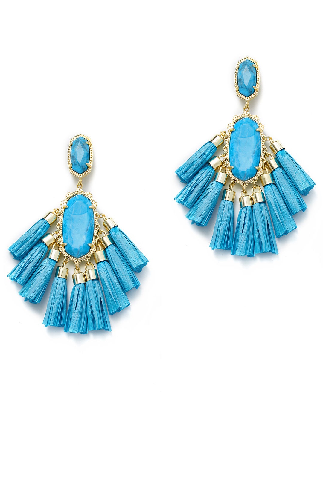 Aqua Kristen Earrings by Kendra Scott 1