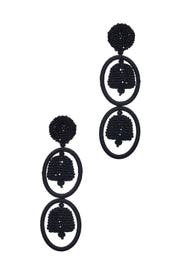 Black Victoria Earrings by Sachin & Babi Accessories