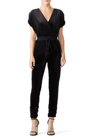 Black Velvet Jumpsuit by Slate & Willow