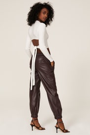 Tie Back Knit Top by Bardot