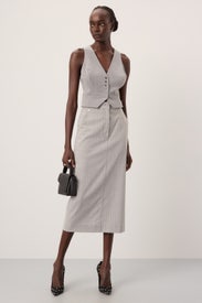 Pinstripe Skirt by Moschino Jeans