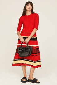 Stripe Coupe Dress by Proenza Schouler