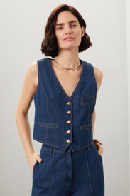 Denim Vest by Rosetta Getty x RTR