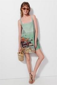 Brio Graphic Print Dress by Staud