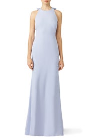Lilac Ripple Ruffle Gown by Slate & Willow