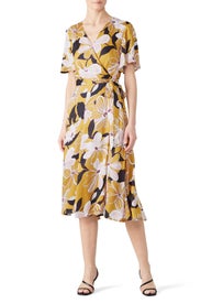 Mod Daisy Wrap Dress by Slate & Willow