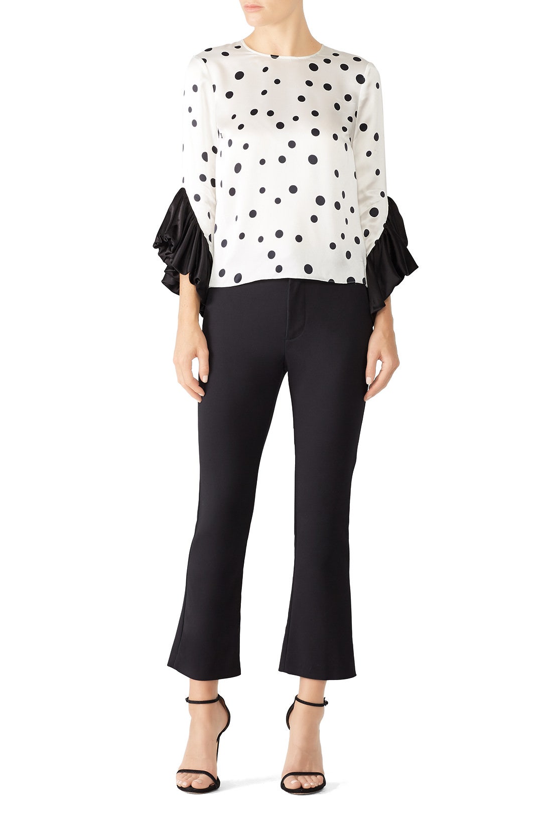 Polka Dot Fern Blouse by AMUR 0