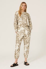 Marble Print Sweatpants by Bassike