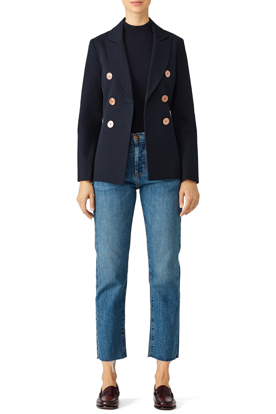 Blue Button Jacket by Derek Lam 10 Crosby 0