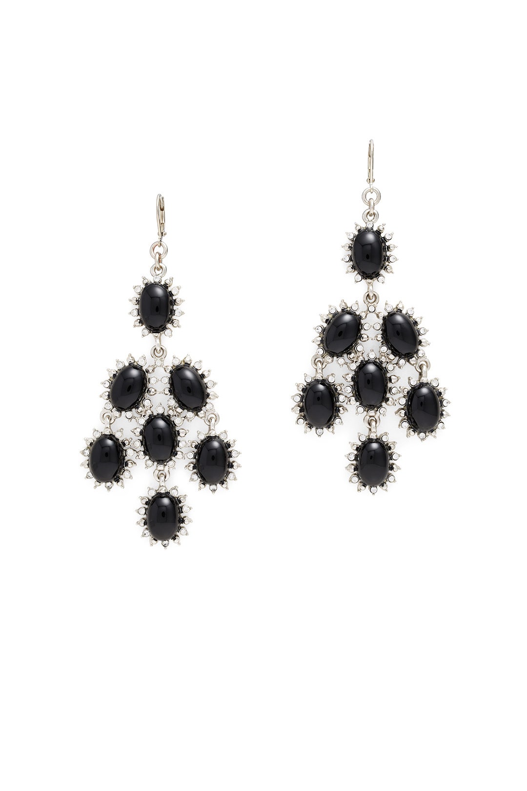 Black Chandelier Drop Earrings by Kenneth Jay Lane 1