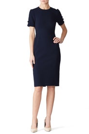 Navy Trinu Dress by L.K. Bennett