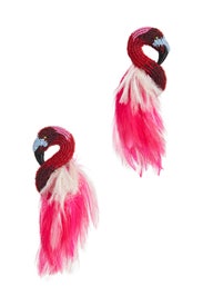 Flamingo Stud Earrings by Mignonne Gavigan