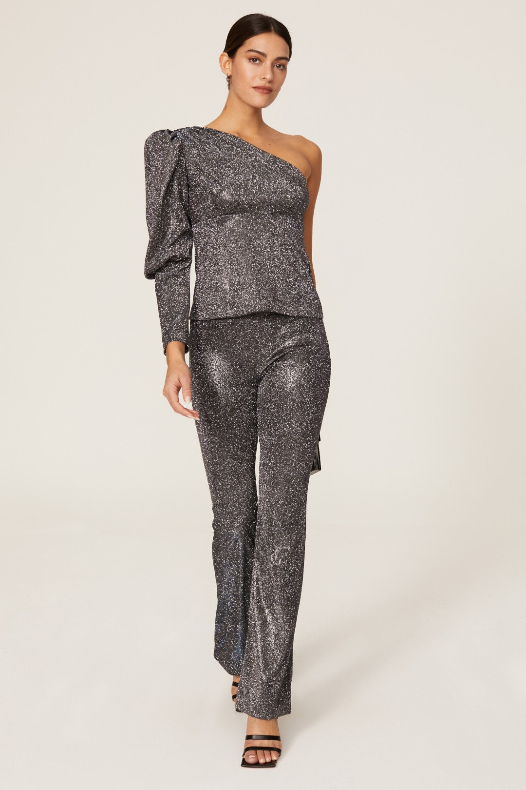 Iridescent Flare Pants by Nicole Miller 0