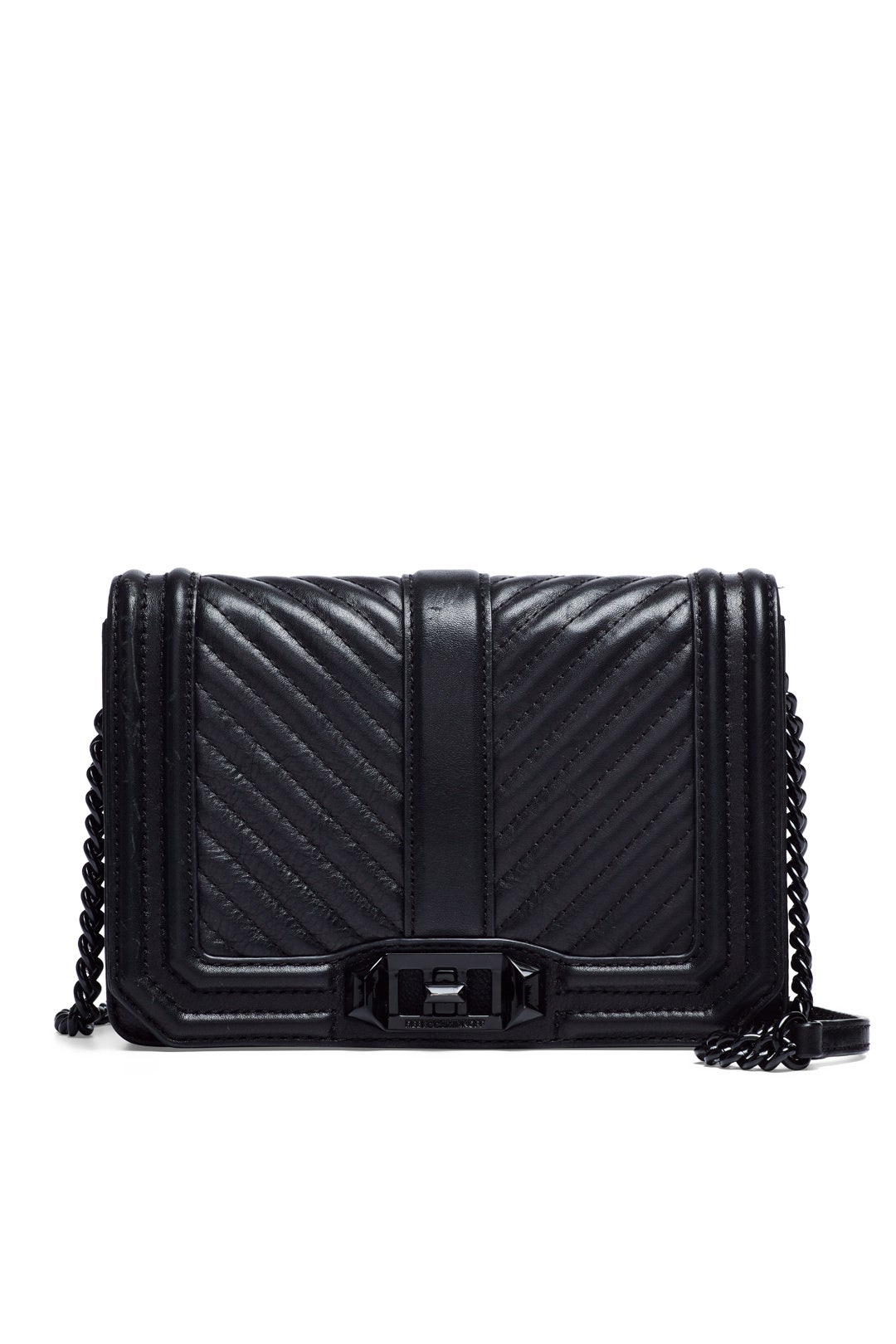 Black Chevron Love Crossbody by Rebecca Minkoff Accessories 0