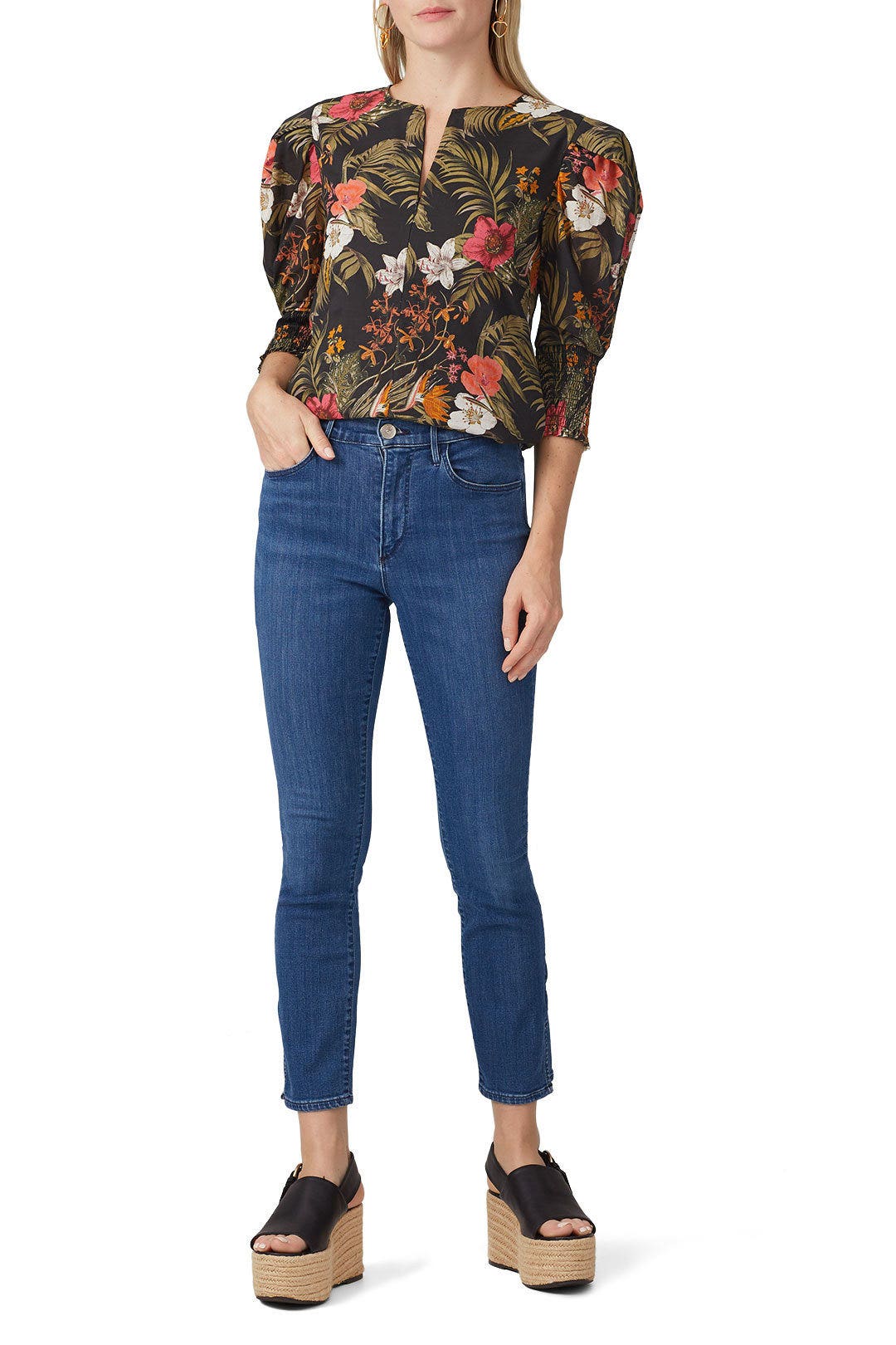 Black Multi Geneva Top by Rebecca Minkoff 0