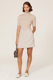 Belted Turtleneck Dress by Theory