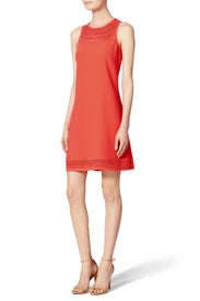 Coral Cutout Dress by Trina Turk