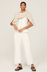 Draped Pocket Trousers by Co