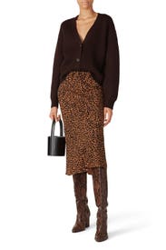 Leopard Midi Skirt by Madewell
