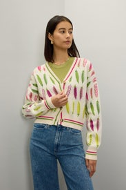 Ana Printed Cardigan by Rachel Antonoff