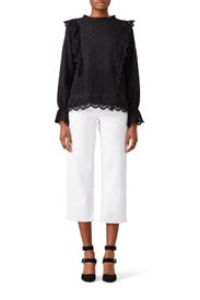 Samantha Eyelet Blouse by Sanctuary