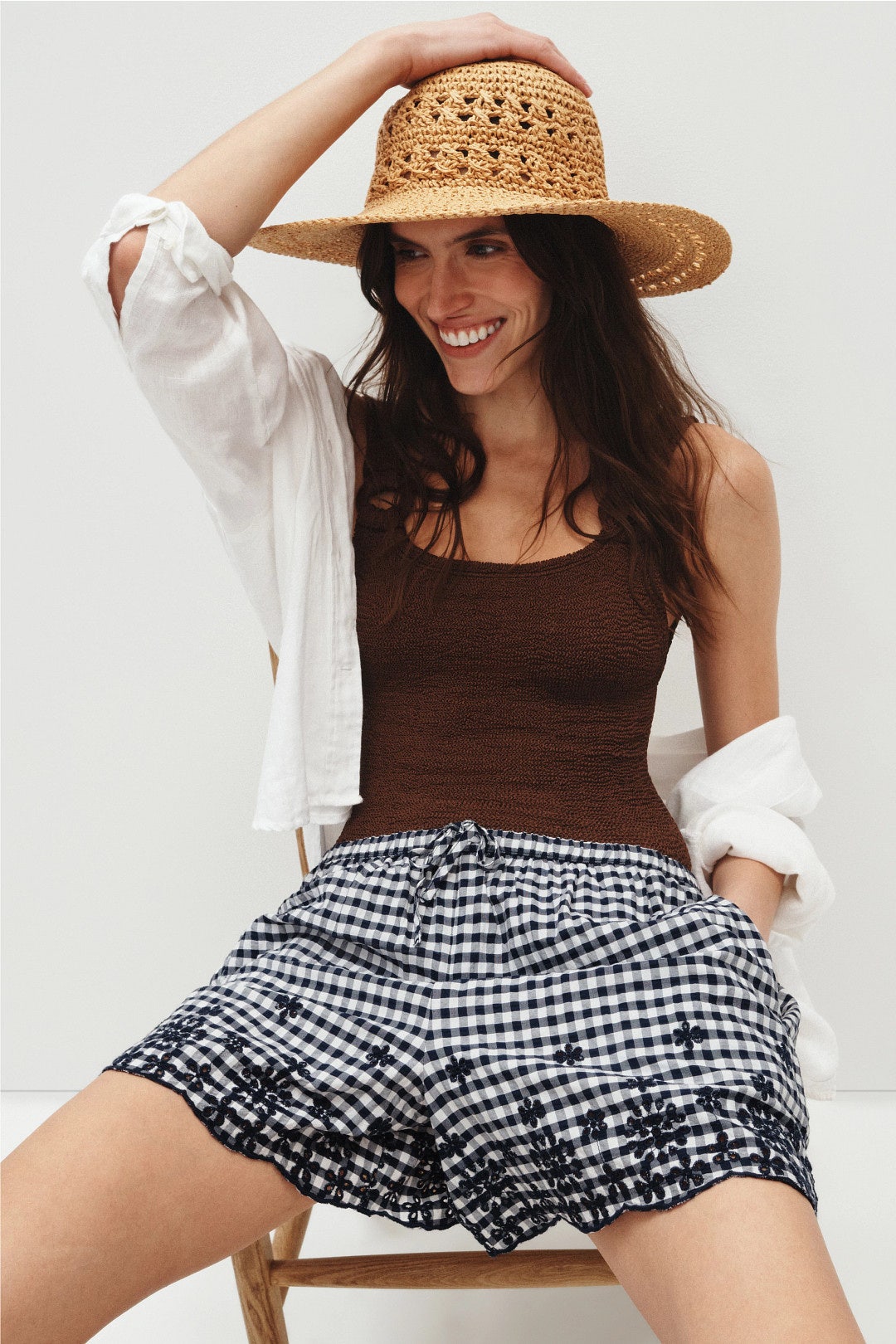 Gigi Gingham Shorts by Splendid 0