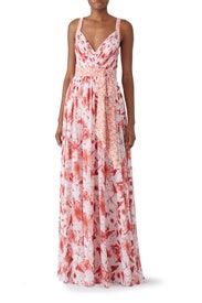 Pink Floral Maxi by Badgley Mischka