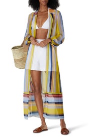 Stripe Duster by Badgley Mischka