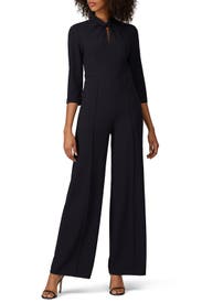 Navy Keyhole Jumpsuit by Donna Morgan