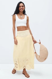Laser Cut Skirt by Dress To