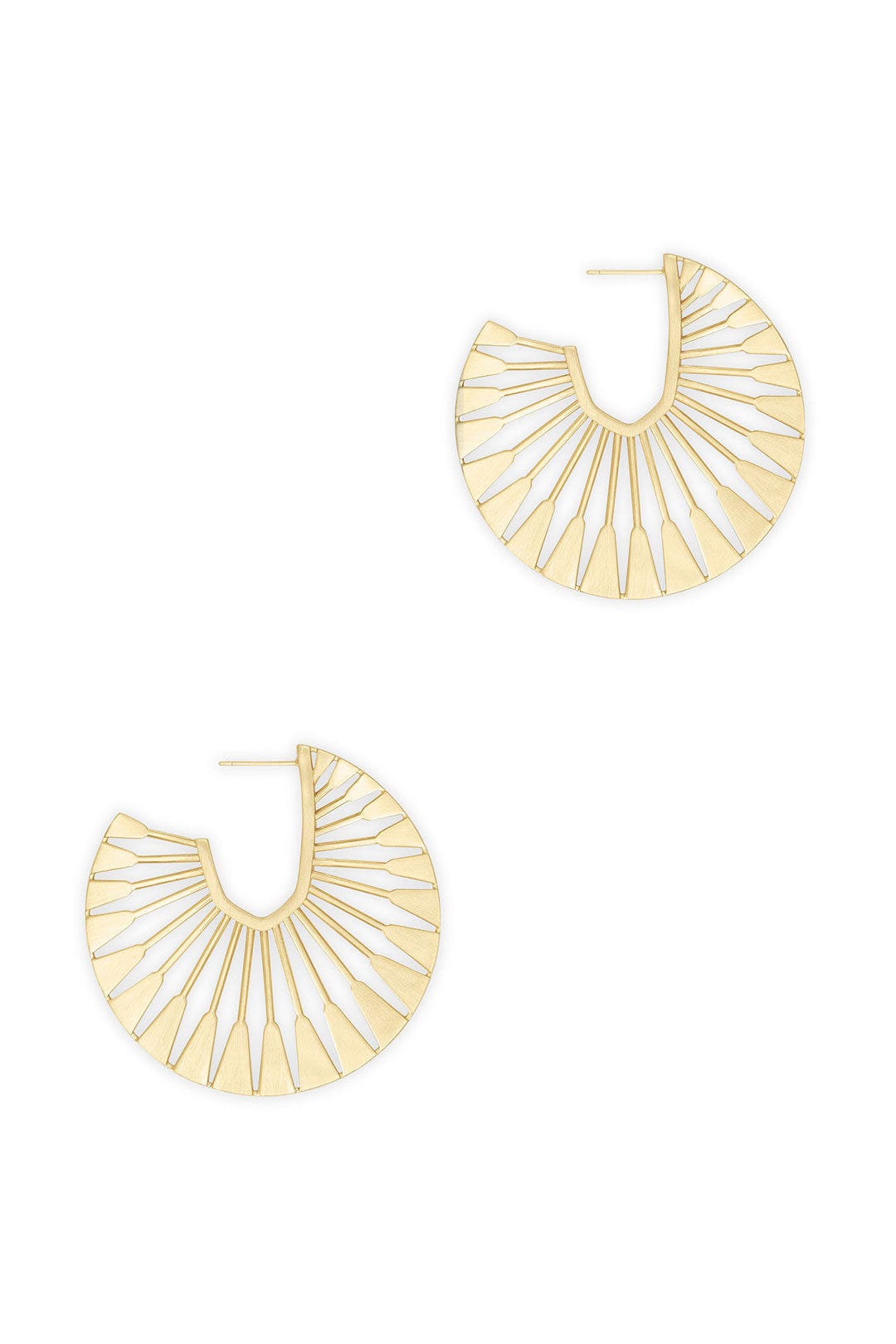 Gold Deanne Hoops by Kendra Scott 1