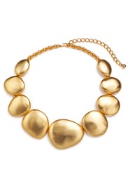 Gold Disk Necklace by Kenneth Jay Lane