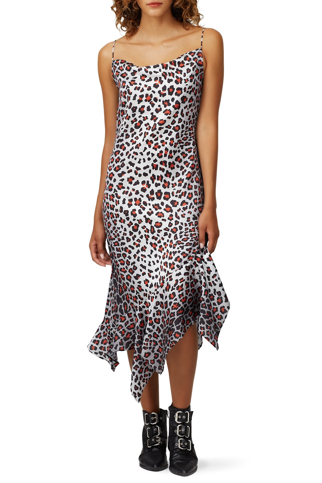 Leopard Spaghetti Strap Dress by Marques' Almeida 0