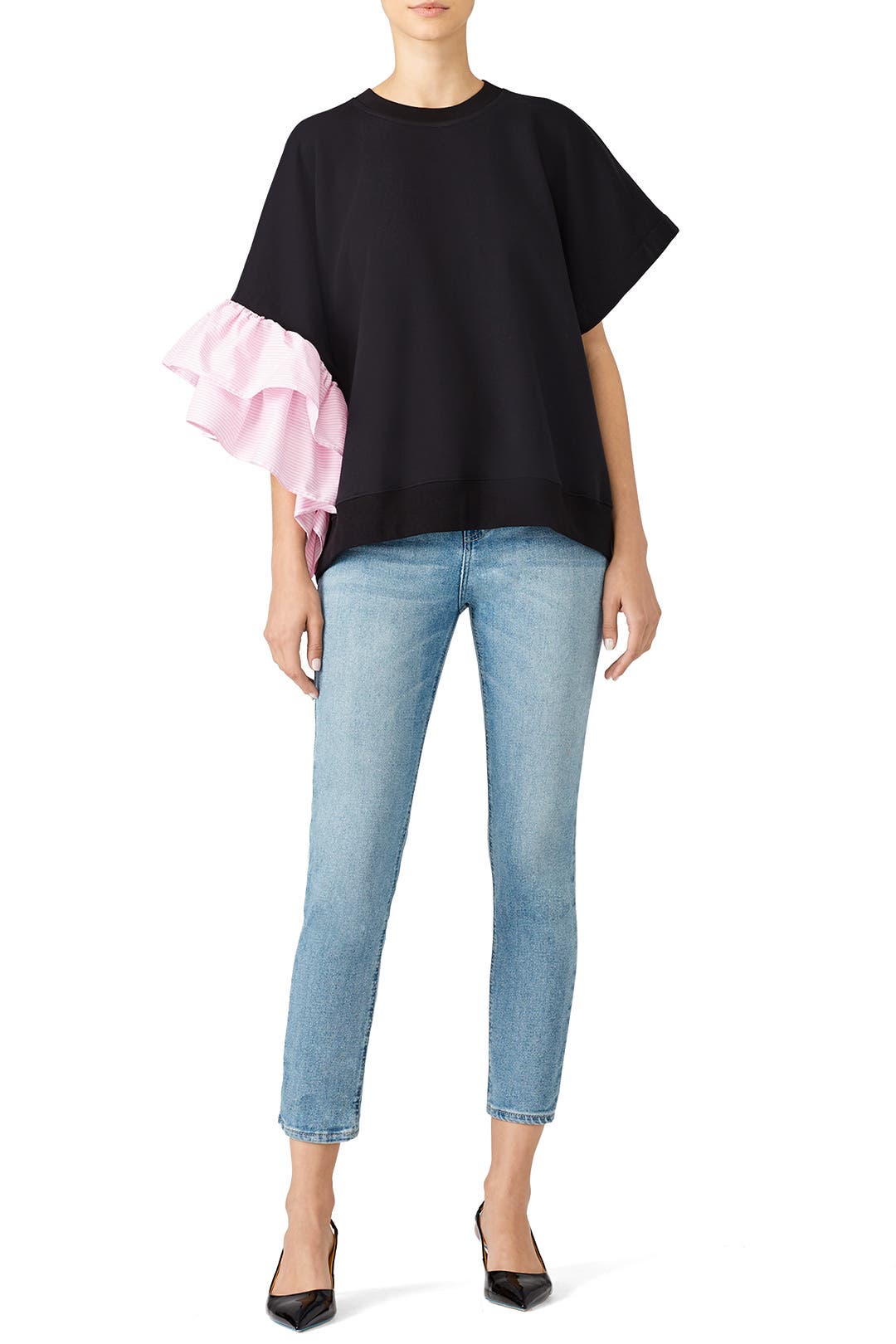 msgm ruffle top