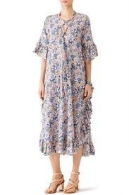Floral Ruffled Kaftan Dress by See by Chloé