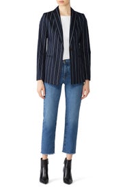 Navy Lauren Blazer by AMUR