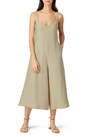 Green Wide Leg Jumpsuit by Club Monaco