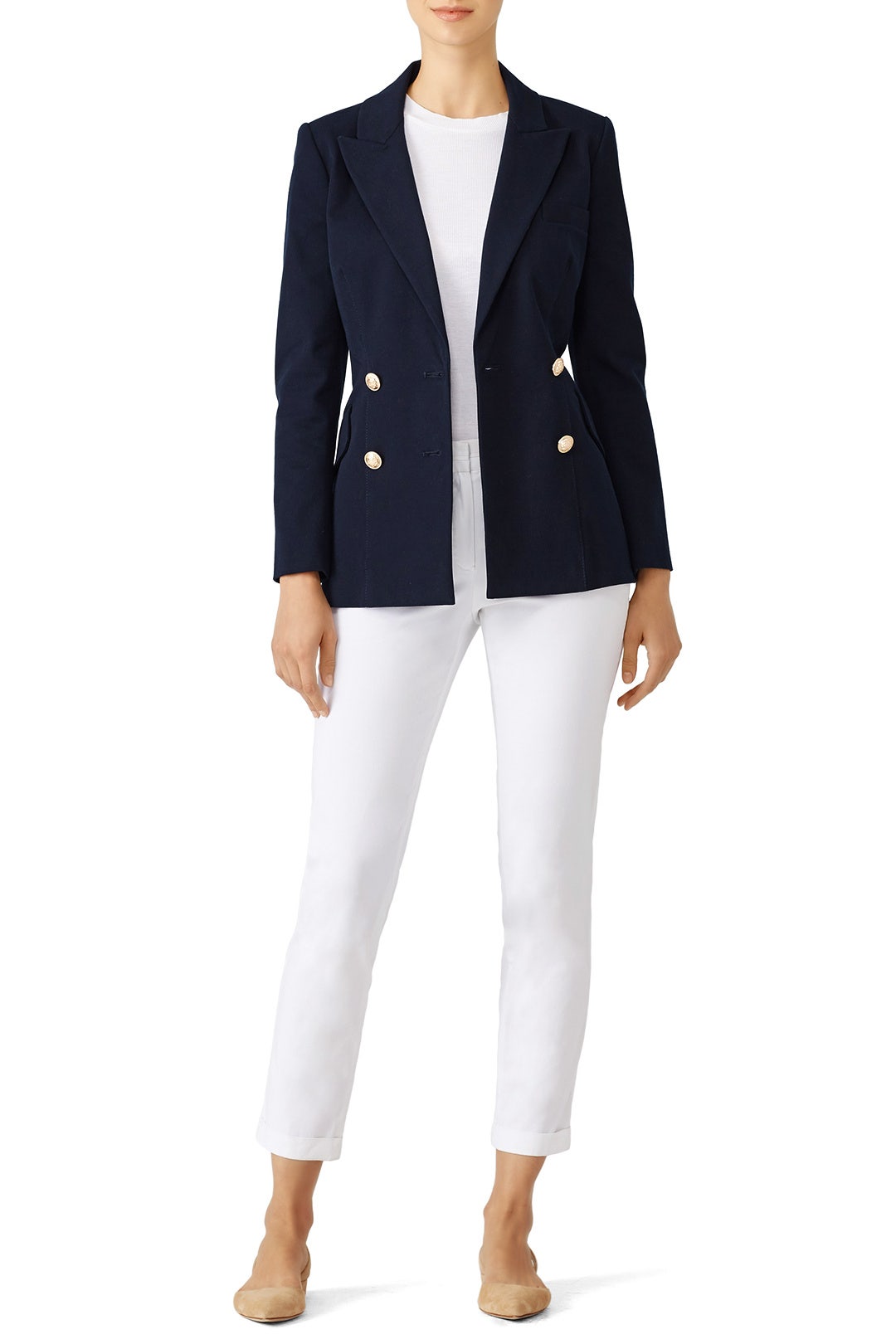 Blue Breasted Blazer by Derek Lam 10 Crosby 0