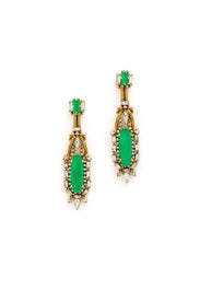 Yours to Keep Emerald Earrings by Erickson Beamon
