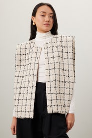 Tweed Vest by English Factory