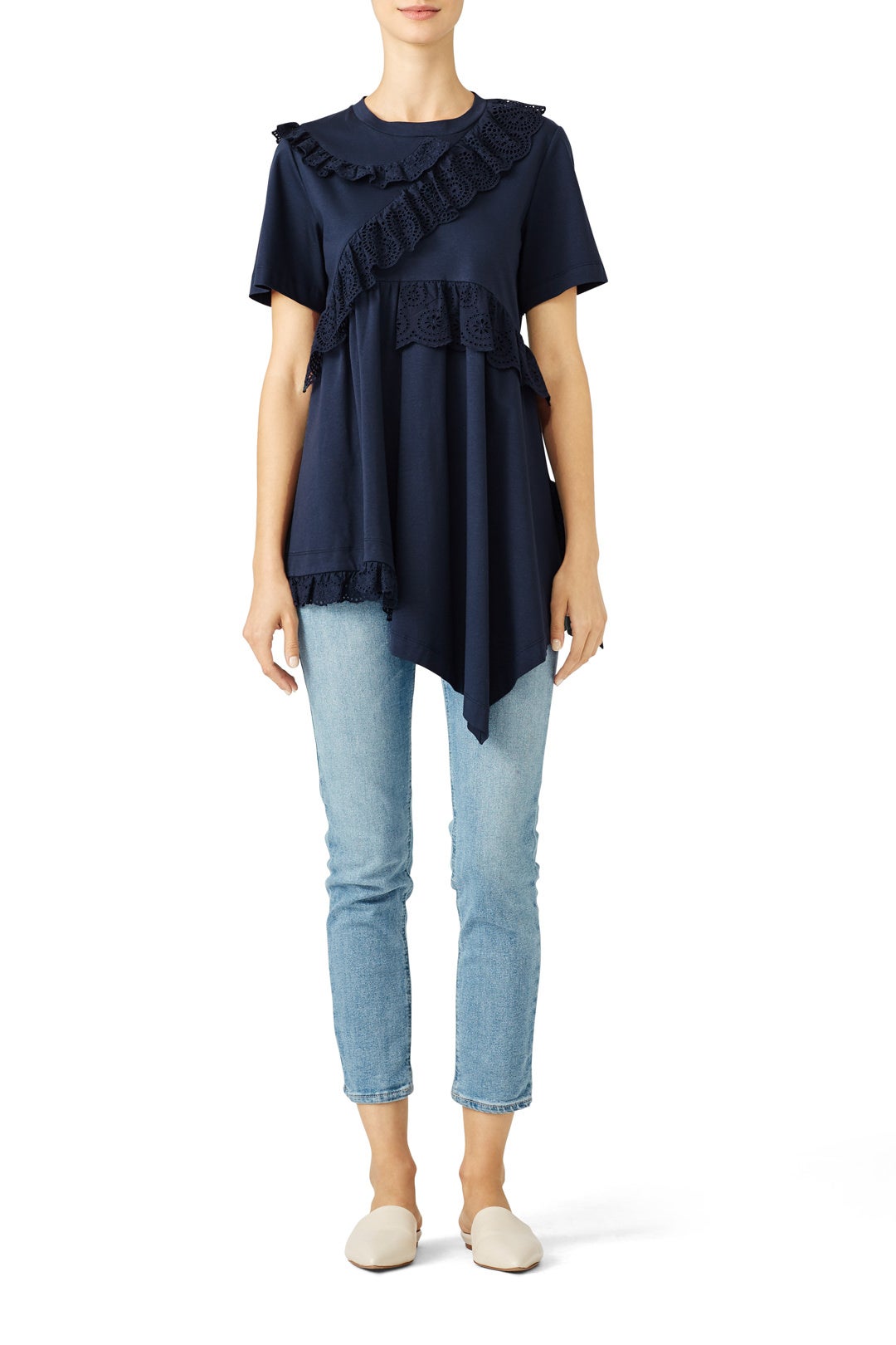 Disconnect Ruffle Top by Goen. J 0