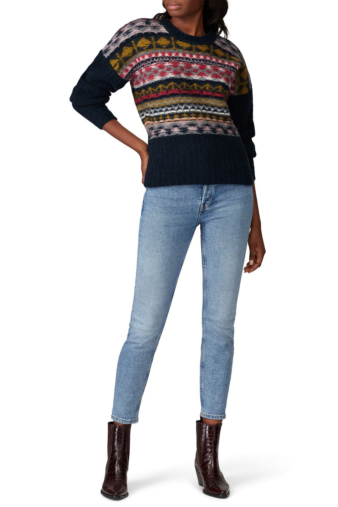 Wool Fairisle Sweater by Jason Wu 0