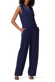 Navy Tuxedo Jumpsuit by Jason Wu