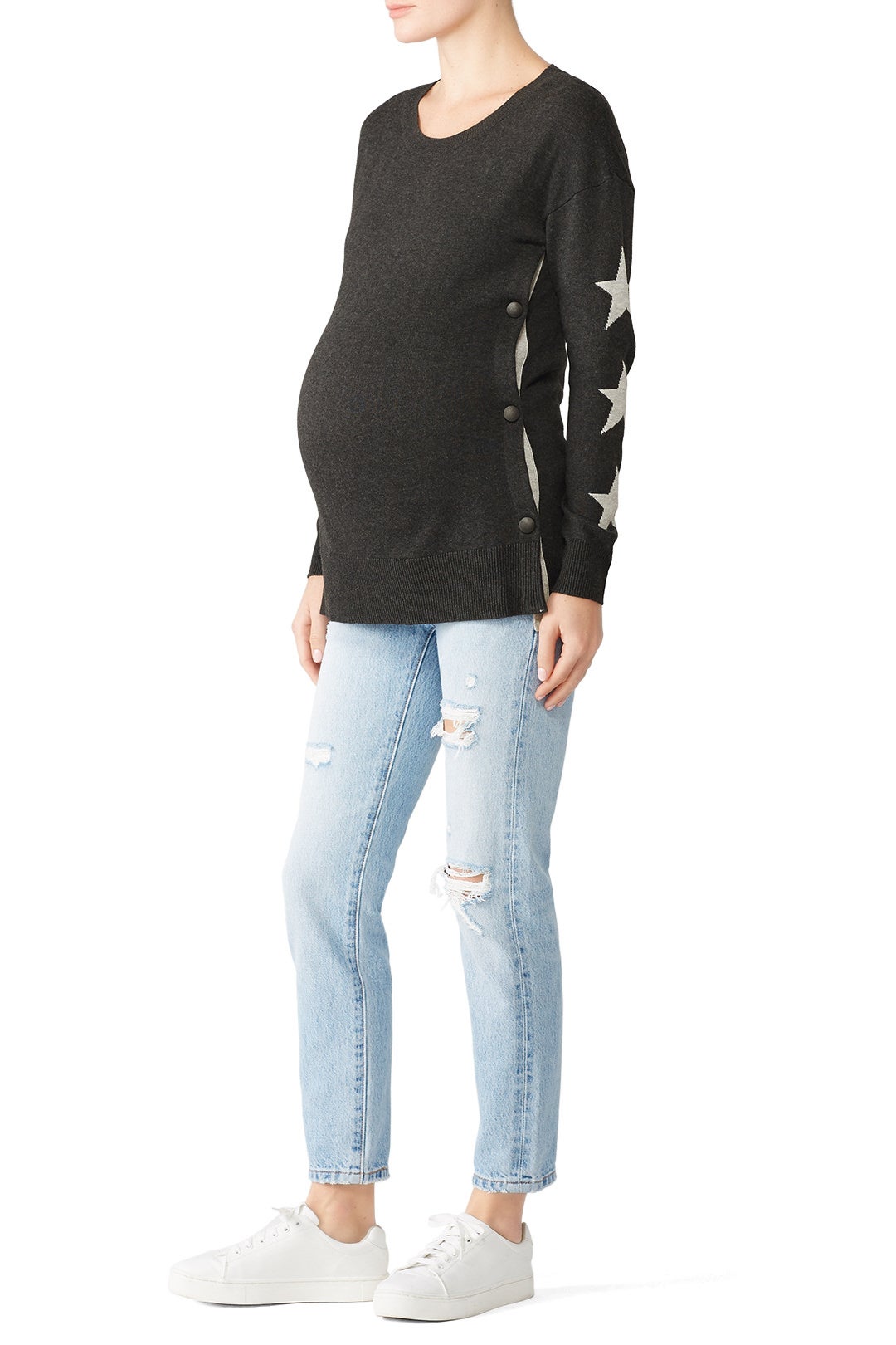 Antonella Star Maternity Sweater by Seraphine 0