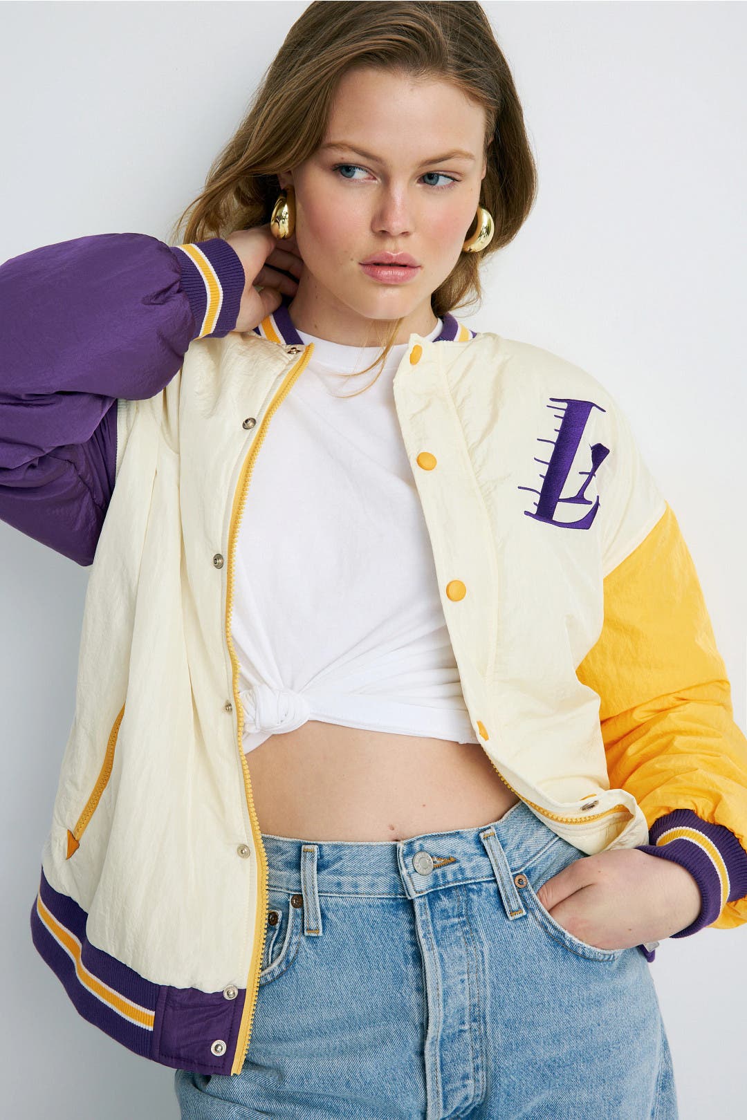 Lakers Bomber Jacket by Terez | Rent the Runway