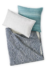 King- Waffle Diamond Bedding Bundle by West Elm