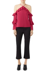 Raspberry Isadora Top by Cooper & Ella