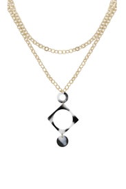 Geo Acrylic Statement Necklace by Ettika